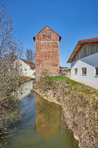 Gemeinde Unterdietfurt Landkreis Rottal-Inn Mühle Spiegelung (Dirschl Johann) Deutschland PAN